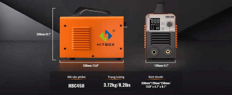 Kích thước máy cắt Plasma Hitbox HBC45II