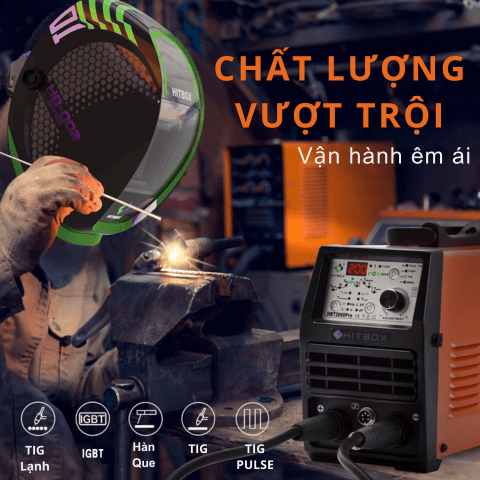 Khách hàng sử dụng máy hàn Hitbox